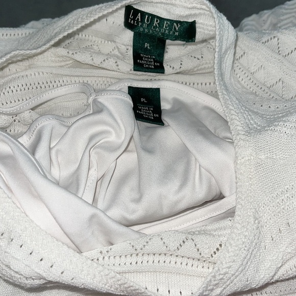 Lauren Ralph Lauren Dress White Crocheted Dress - Picture 5 of 14